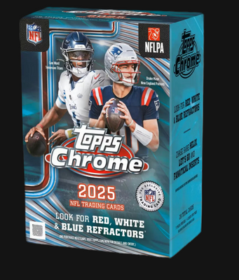 2025 NFL Topps Chrome Blaster Box