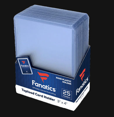 Fanatics 35pt. Top loaders 25-Count Pack